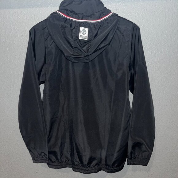 Official MANCHESTER UNITED FOOTBALL CLUB Full Zip Hooded Track Jacket - EUC - S - Picture 3 of 12